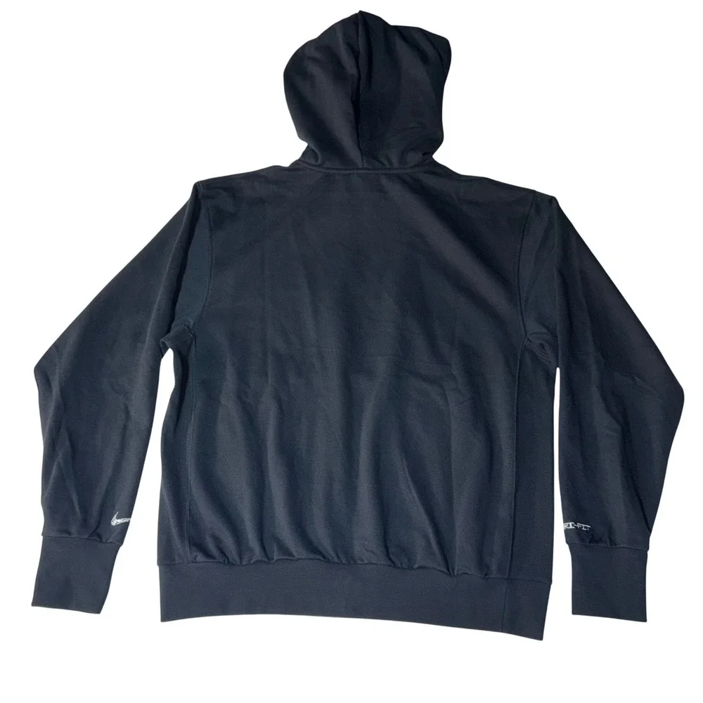 Nike Standard Issue Hoodie Mens M Dri-FIT Black Zippered Pockets Gym NWT $105